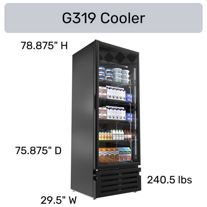 G319 Cooler dimensions