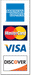Point-of-sale Accepted Credit Card Logos Decals - Vertical larger